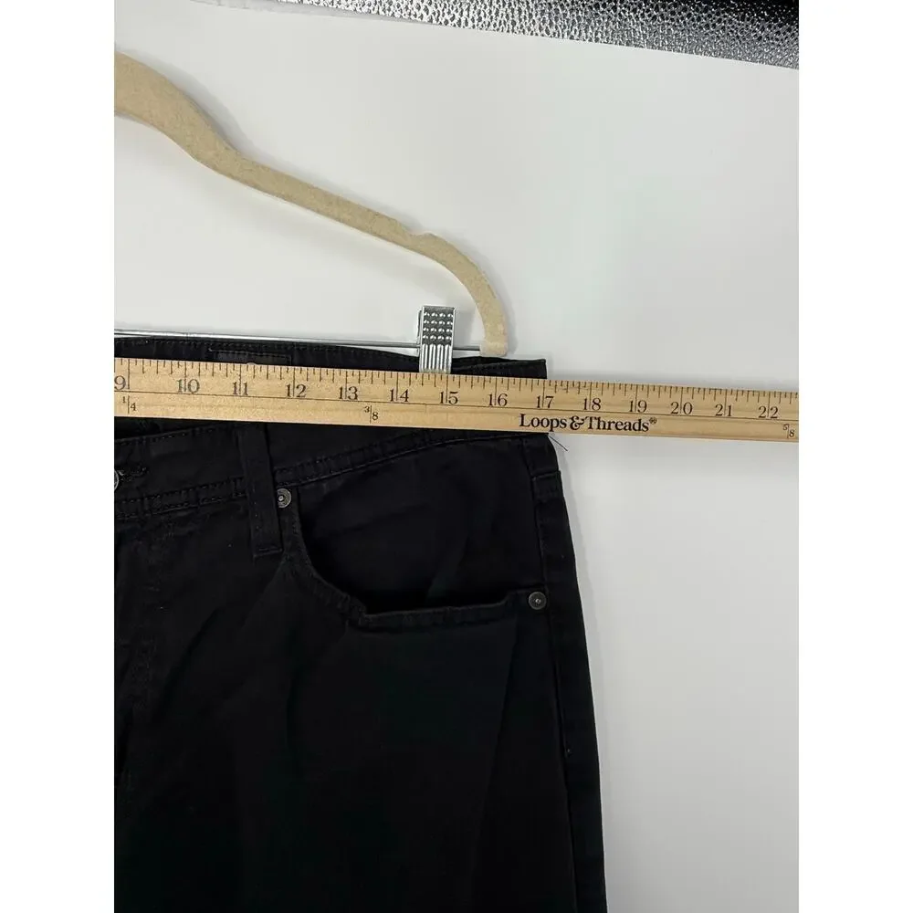 AG Adriano Goldschmied The Graduate Black Tailored Straight Pants 34x32